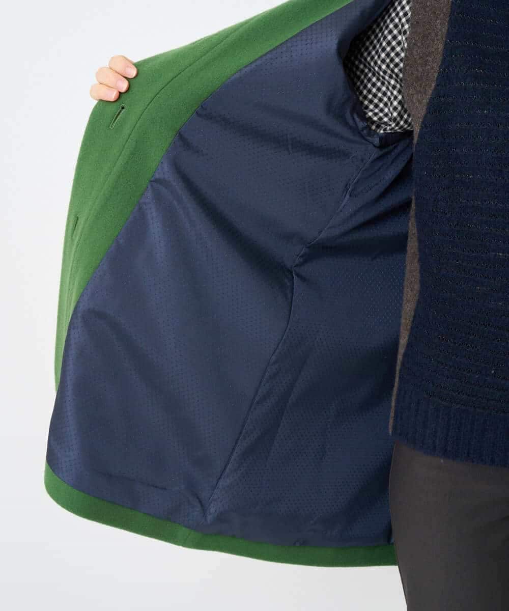 NHVAE32590 GIANNI LO GIUDICE(小さいサイズ)(メゾン ドゥ サンク) ウールモッサフーディーコート ベージュ