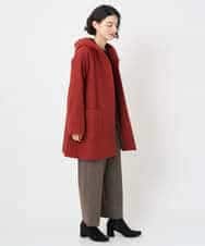 NHVAE32590 GIANNI LO GIUDICE(小さいサイズ)(メゾン ドゥ サンク) ウールモッサフーディーコート ベージュ