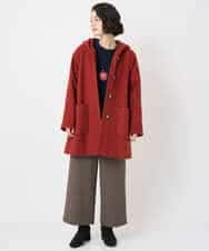 NHVAE32590 GIANNI LO GIUDICE(小さいサイズ)(メゾン ドゥ サンク) ウールモッサフーディーコート ベージュ