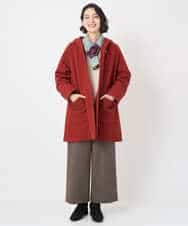 NHVAE32590 GIANNI LO GIUDICE(小さいサイズ)(メゾン ドゥ サンク) ウールモッサフーディーコート ベージュ