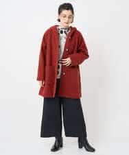 NHVAE32590 GIANNI LO GIUDICE(小さいサイズ)(メゾン ドゥ サンク) ウールモッサフーディーコート ベージュ