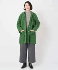 NHVAE32590 GIANNI LO GIUDICE(小さいサイズ)(メゾン ドゥ サンク) ウールモッサフーディーコート ベージュ