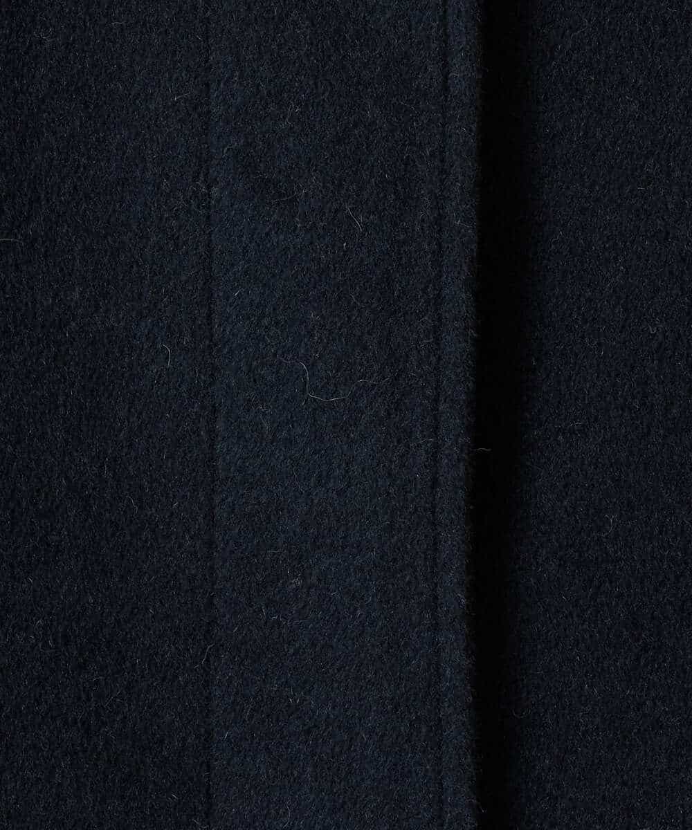 NHVAI88890 GIANNI LO GIUDICE(小さいサイズ)(メゾン ドゥ サンク) アンゴラ混ウールスタンドカラーコート ベージュ