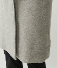 NHVAW23630 GIANNI LO GIUDICE(小さいサイズ)(メゾン ドゥ サンク) [日本製]ダブルノットモッサーフーディーコート グレー