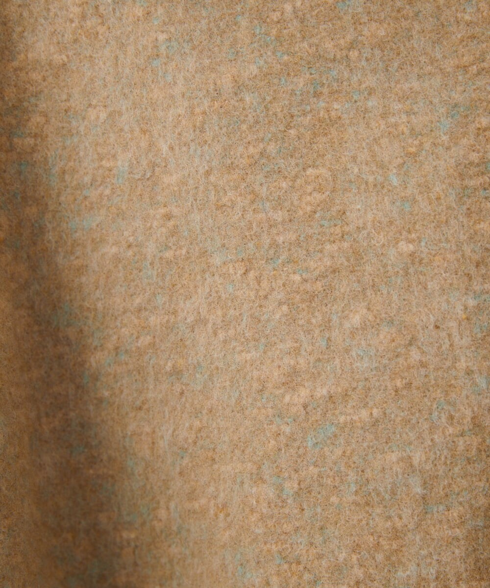 NHVAW23630 GIANNI LO GIUDICE(小さいサイズ)(メゾン ドゥ サンク) [日本製]ダブルノットモッサーフーディーコート グレー