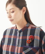 NK2AB04090 GIANNI LO GIUDICE(ジャンニ ロ ジュディチェ) [日本製]アネモネブローチ オレンジ