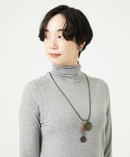 NK2AE11130 GIANNI LO GIUDICE(ジャンニ ロ ジュディチェ) [日本製]アシンメトリーサークルネックレス ゴールド