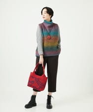 NK2AE13090 GIANNI LO GIUDICE(ジャンニ ロ ジュディチェ) [日本製]フェルトトップネックレス レッド
