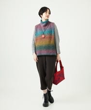 NK2AE13090 GIANNI LO GIUDICE(ジャンニ ロ ジュディチェ) [日本製]フェルトトップネックレス レッド
