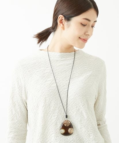 NK2AV05090 GIANNI LO GIUDICE [日本製]ウッドパーツワントップネックレス