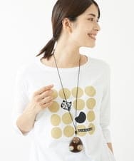NK2AV05090 GIANNI LO GIUDICE(ジャンニ ロ ジュディチェ) [日本製]ウッドパーツワントップネックレス ピンク