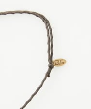 NK2AV06090 GIANNI LO GIUDICE(ジャンニ ロ ジュディチェ) [日本製]スネーク柄パッチワーク風ワントップネックレス アイボリー