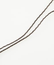 NK2AV06090 GIANNI LO GIUDICE(ジャンニ ロ ジュディチェ) [日本製]スネーク柄パッチワーク風ワントップネックレス アイボリー