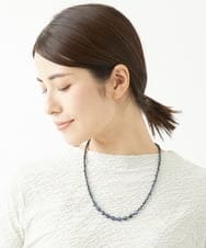 NK2AV08080 GIANNI LO GIUDICE(ジャンニ ロ ジュディチェ) 3WAYビーズマルチネックレス ブラック