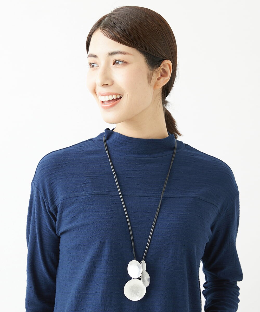 NK2AV09080 GIANNI LO GIUDICE(ジャンニ ロ ジュディチェ) 銀プレートワントップネックレス シルバー