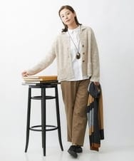 NK2AW03080 GIANNI LO GIUDICE(ジャンニ ロ ジュディチェ) [日本製]アボリジニネックレス ベージュ