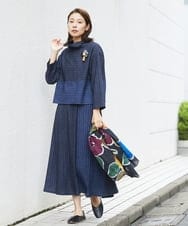 NK2AW05090 GIANNI LO GIUDICE(ジャンニ ロ ジュディチェ) [日本製]木の葉ブローチ ブラウン