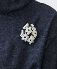 NK2AW06080 GIANNI LO GIUDICE(ジャンニ ロ ジュディチェ) [日本製]ハナニラブローチ ブラック