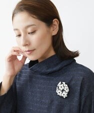 NK2AW06080 GIANNI LO GIUDICE(ジャンニ ロ ジュディチェ) [日本製]ハナニラブローチ ブラック