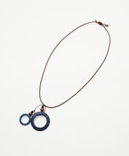 NK2ED01100 GIANNI LO GIUDICE(ジャンニ ロ ジュディチェ) リングテープトップネックレス ネイビー