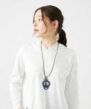 NK2ED01100 GIANNI LO GIUDICE(ジャンニ ロ ジュディチェ) リングテープトップネックレス ネイビー