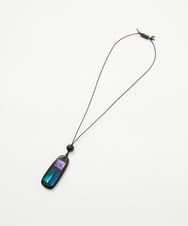 NK2ED02100 GIANNI LO GIUDICE(ジャンニ ロ ジュディチェ) マルチカラーレジンネックレス ブラウン