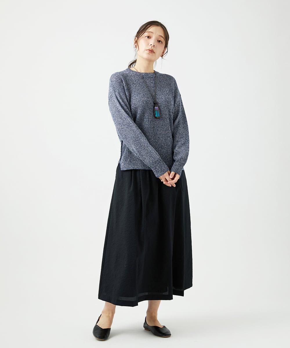 NK2ED02100 GIANNI LO GIUDICE(ジャンニ ロ ジュディチェ) マルチカラーレジンネックレス ブラウン