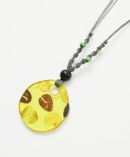 NK2ED03100 GIANNI LO GIUDICE(ジャンニ ロ ジュディチェ) シェルレジンネックレス イエロー