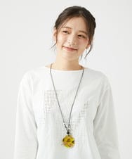 NK2ED03100 GIANNI LO GIUDICE(ジャンニ ロ ジュディチェ) シェルレジンネックレス イエロー