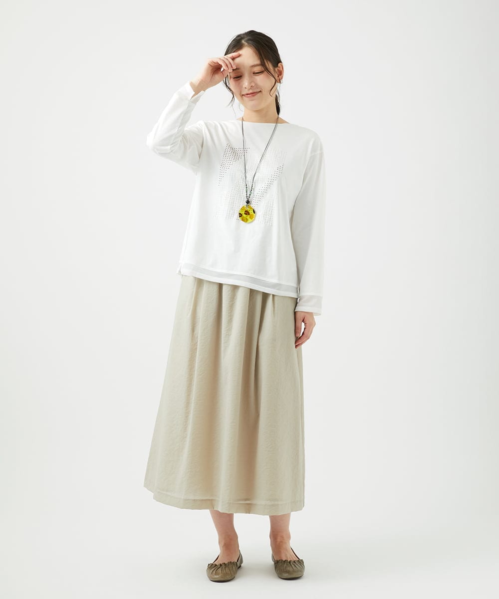 NK2ED03100 GIANNI LO GIUDICE(ジャンニ ロ ジュディチェ) シェルレジンネックレス イエロー