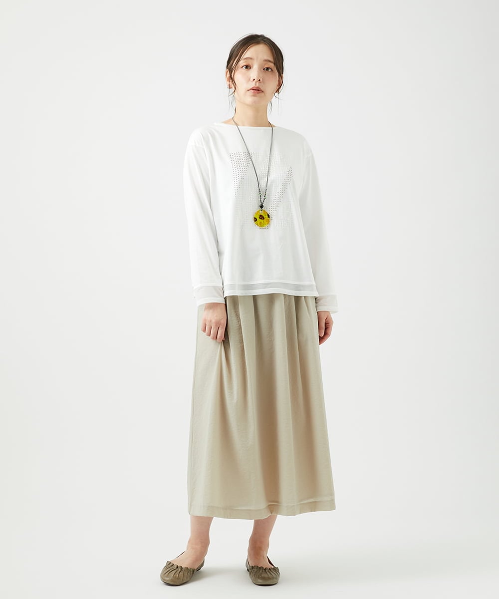 NK2ED03100 GIANNI LO GIUDICE(ジャンニ ロ ジュディチェ) シェルレジンネックレス イエロー