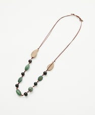 NK2ED04090 GIANNI LO GIUDICE(ジャンニ ロ ジュディチェ) リーフフラワーネックレス グリーン