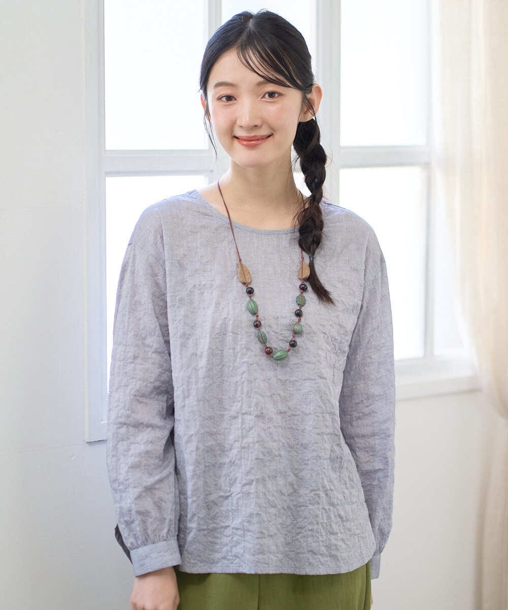 NK2ED04090 GIANNI LO GIUDICE(ジャンニ ロ ジュディチェ) リーフフラワーネックレス グリーン