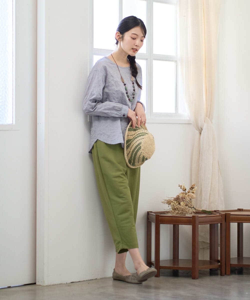 NK2ED04090 GIANNI LO GIUDICE(ジャンニ ロ ジュディチェ) リーフフラワーネックレス グリーン