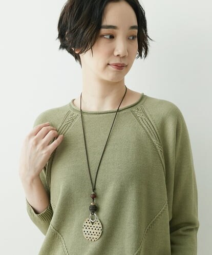 NK2ET03120 GIANNI LO GIUDICE [日本製]インドラワントップネックレス