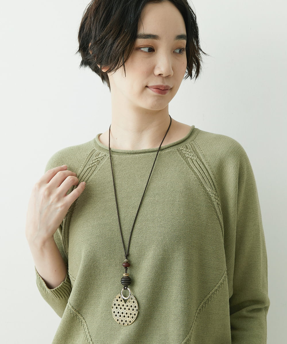 NK2ET03120 GIANNI LO GIUDICE [日本製]インドラワントップネックレス