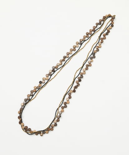 NK2GA22110 GIANNI LO GIUDICE ウッドビーズネックレス