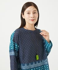 NK2GA24100 GIANNI LO GIUDICE(ジャンニ ロ ジュディチェ) [日本製]ラメレジンネックレス グリーン