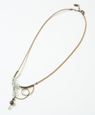 NK2GE40100 GIANNI LO GIUDICE(エミリオ ロバ) [日本製]ガラスビーズネックレス ライトブルー