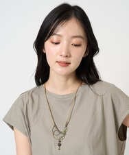 NK2GE40100 GIANNI LO GIUDICE(エミリオ ロバ) [日本製]ガラスビーズネックレス ライトブルー