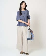 NK2GE41100 GIANNI LO GIUDICE(ジャンニ ロ ジュディチェ) [洗える]グラデーションウッドネックレス シルバー