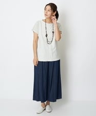 NK2GS01130 GIANNI LO GIUDICE(ジャンニ ロ ジュディチェ) [日本製]ウッドビーズネックレス ブラウン