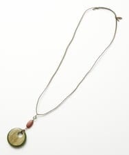 NK2GS05080 GIANNI LO GIUDICE(ジャンニ ロ ジュディチェ) [日本製]シュレックウッドガラスネックレス グリーン