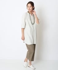 NK2GS06065 GIANNI LO GIUDICE(ジャンニ ロ ジュディチェ) スリープウッドビーズ3連ネックレス ライトグリーン