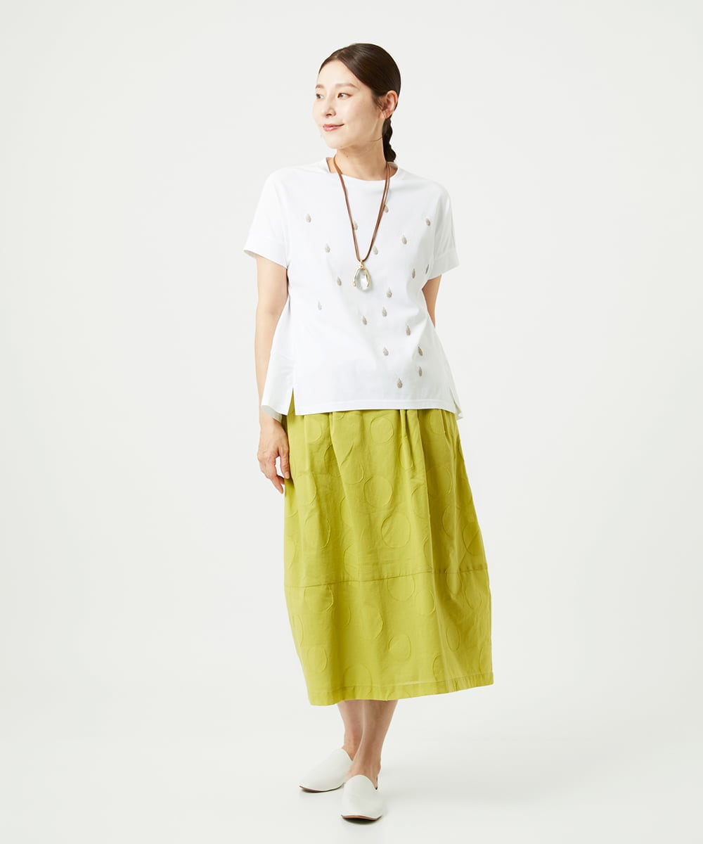 NK2HA01080 GIANNI LO GIUDICE(ジャンニ ロ ジュディチェ) レインドロップレックレス ゴールド