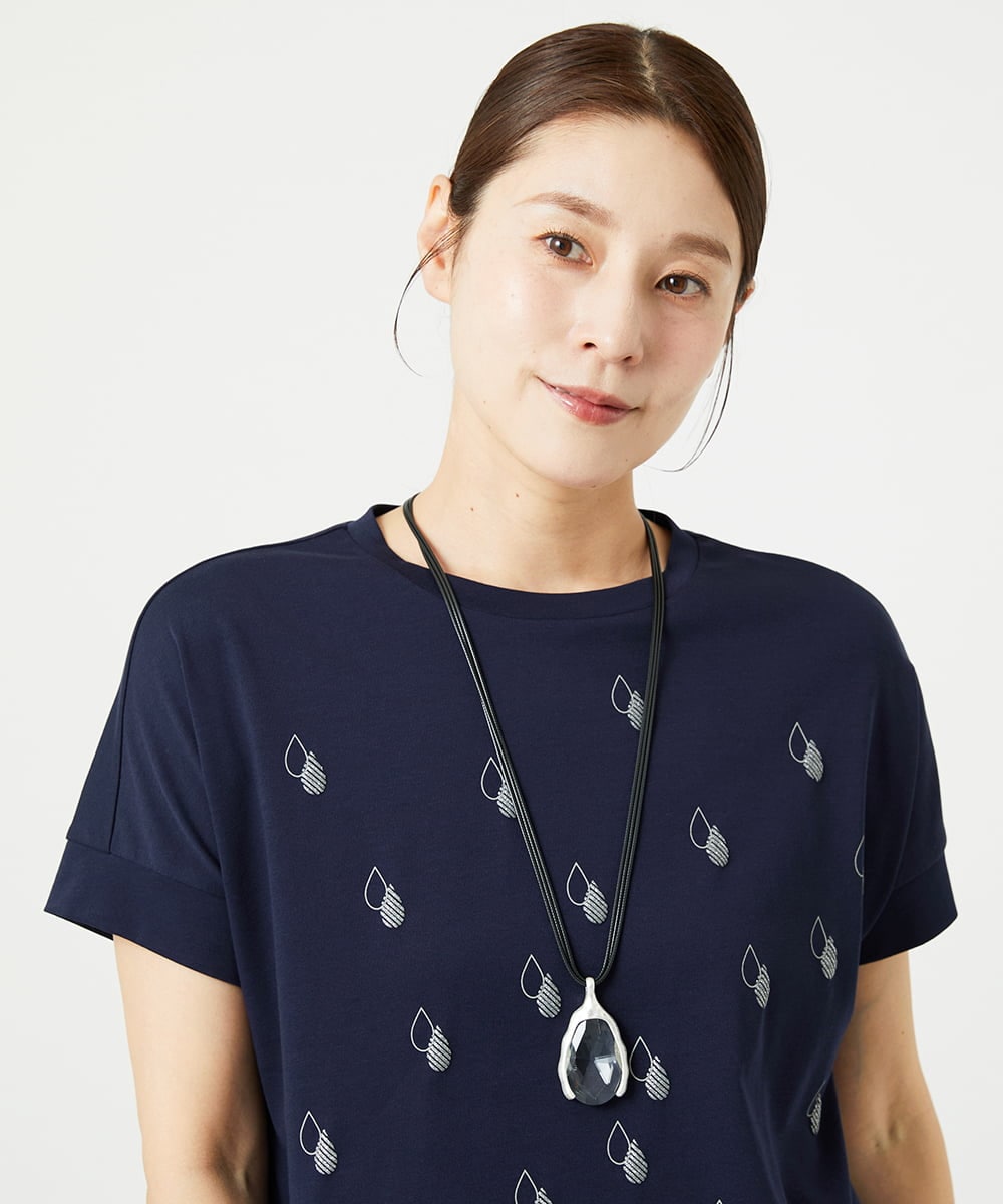 NK2HA01080 GIANNI LO GIUDICE(ジャンニ ロ ジュディチェ) レインドロップレックレス シルバー