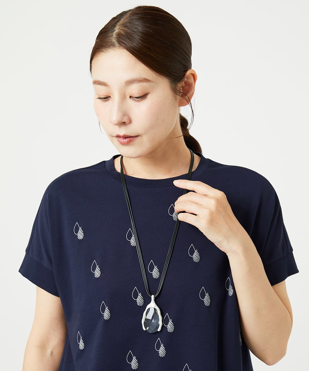 NK2HA01080 GIANNI LO GIUDICE(ジャンニ ロ ジュディチェ) レインドロップレックレス シルバー