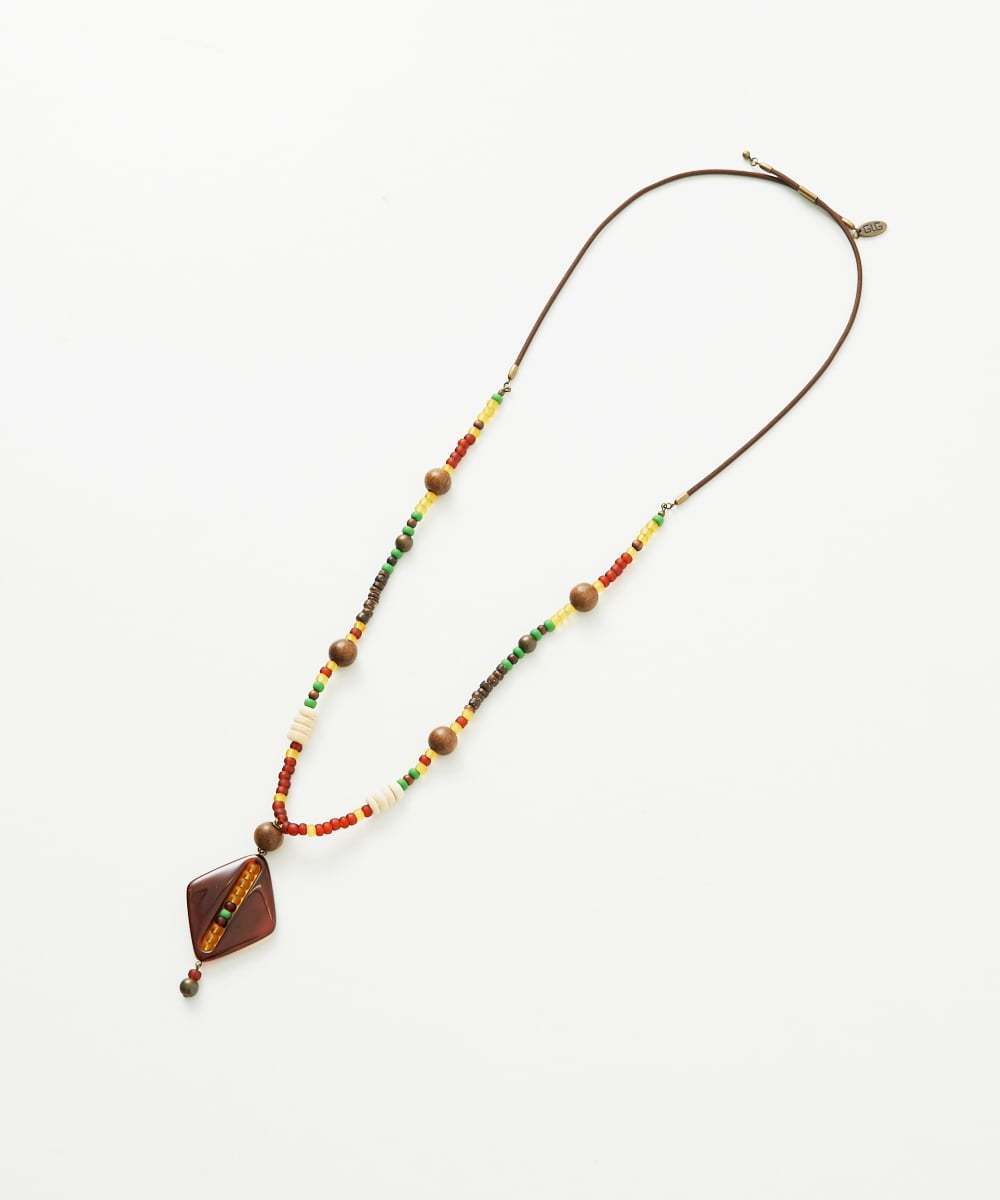 NK2JB01110 GIANNI LO GIUDICE [日本製]ナチュラルビーズネックレス