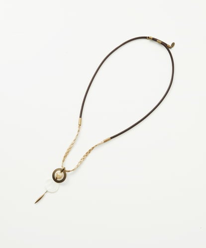 NK2JB02110  [日本製]サークルリングネックレス