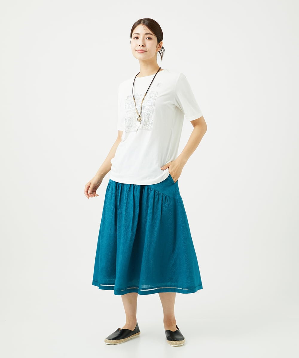 NK2JB02110 GIANNI LO GIUDICE(ジャンニ ロ ジュディチェ) [日本製]サークルリングネックレス ブラウン